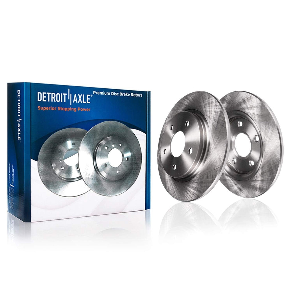 Detroit Axle - Brake Kit for 2018-2020 Chevy Equinox Buick Regal TourX GMC Terrain Disc Brake Rotors Ceramic Brakes Pads 2019 Replacement: 11.81 inch Front and 11.34 inch Rear Rotor